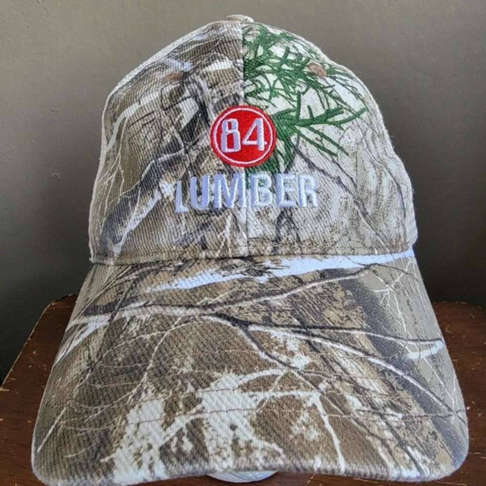 84 Lumber Baseball Cap Hat Camo Camouflage Realtree Hardware Store Adjustable‎